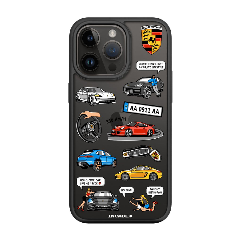 Чохол для iPhone 14 Pro Max PORSCHE - INCADE