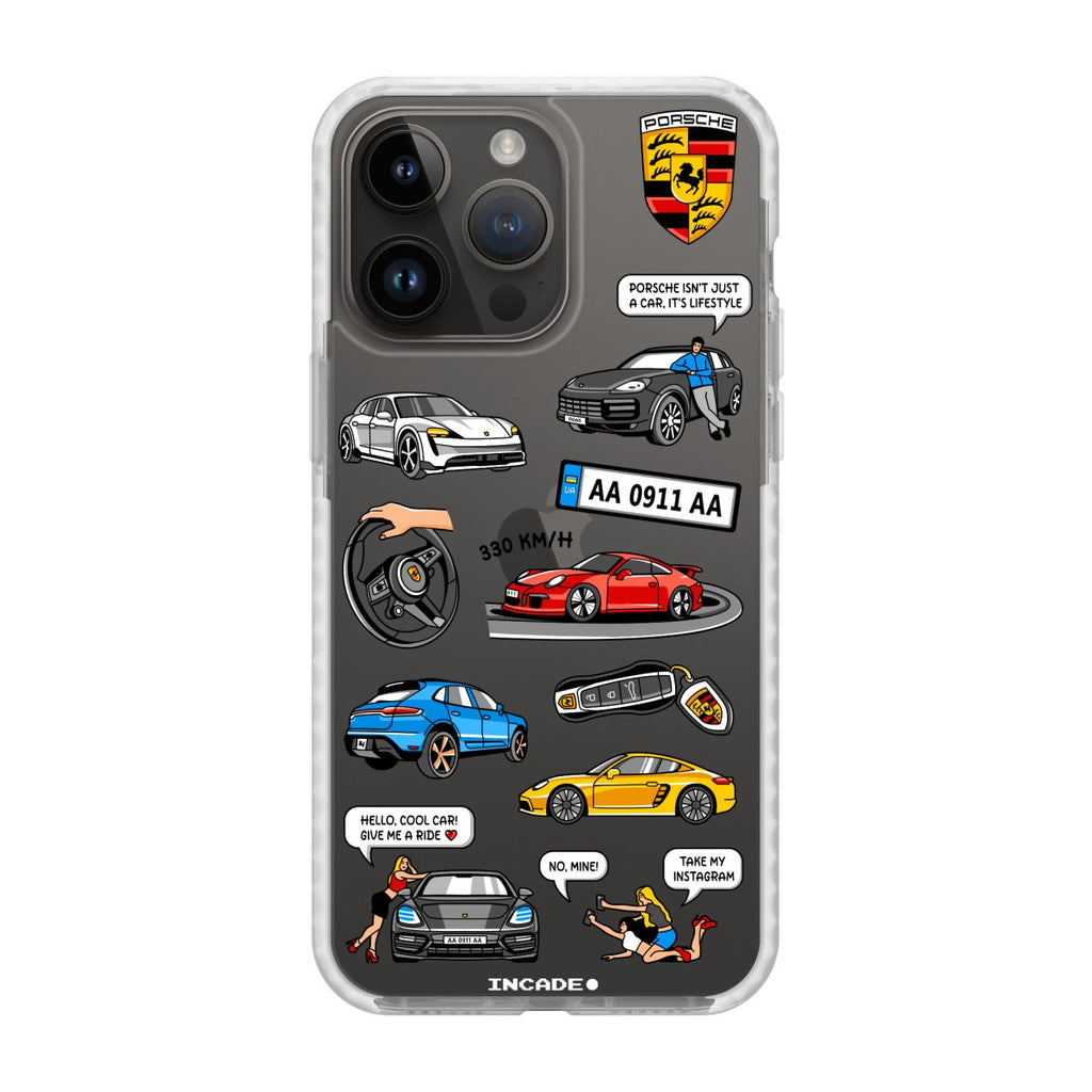 Чохол для iPhone 14 Pro Max PORSCHE - INCADE