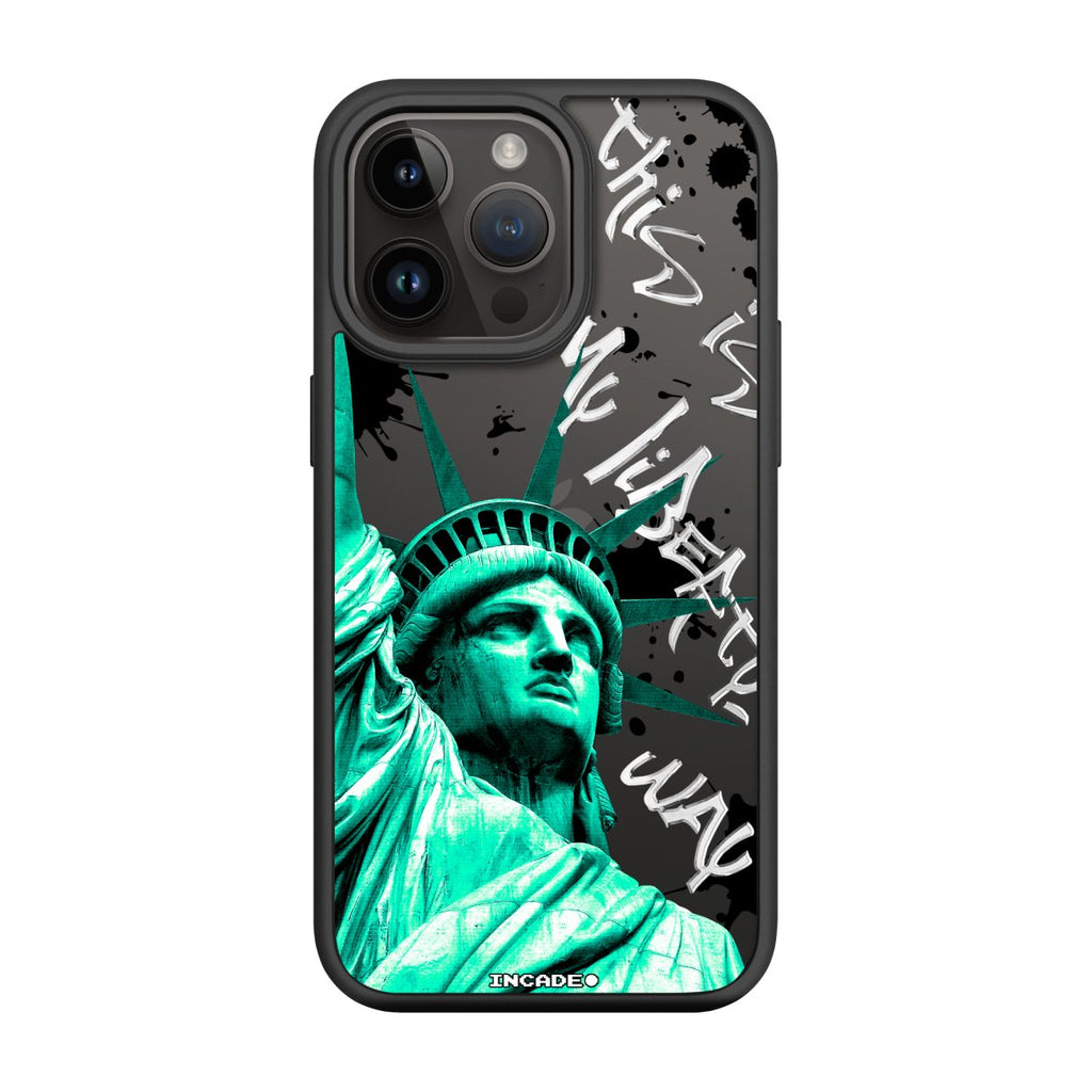 Чохол для iPhone 14 Pro Max STATUE GREEN - INCADE