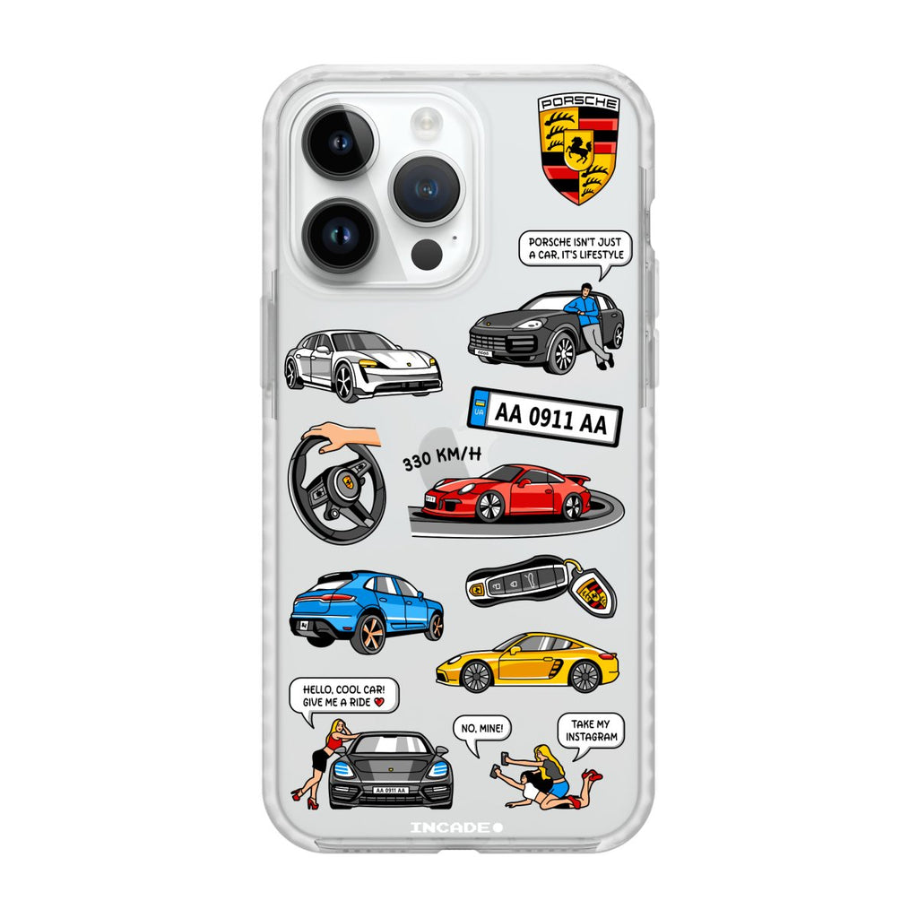 Чохол для iPhone 14 Pro PORSCHE - INCADE