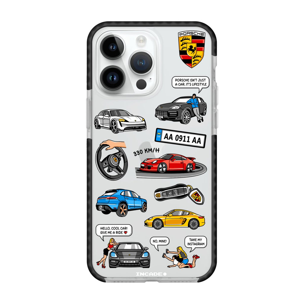 Чохол для iPhone 14 Pro PORSCHE - INCADE
