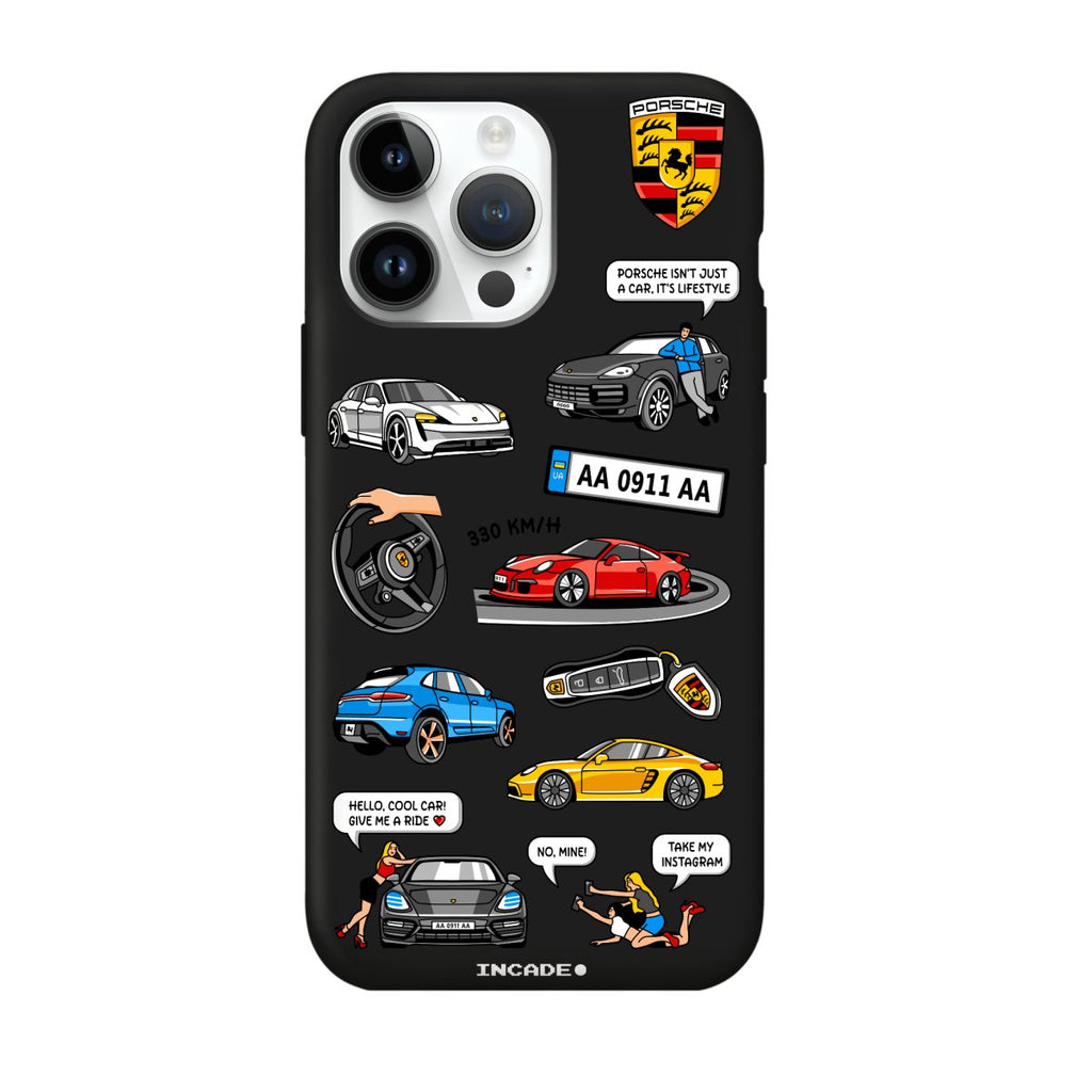 Чохол для iPhone 14 Pro PORSCHE - INCADE
