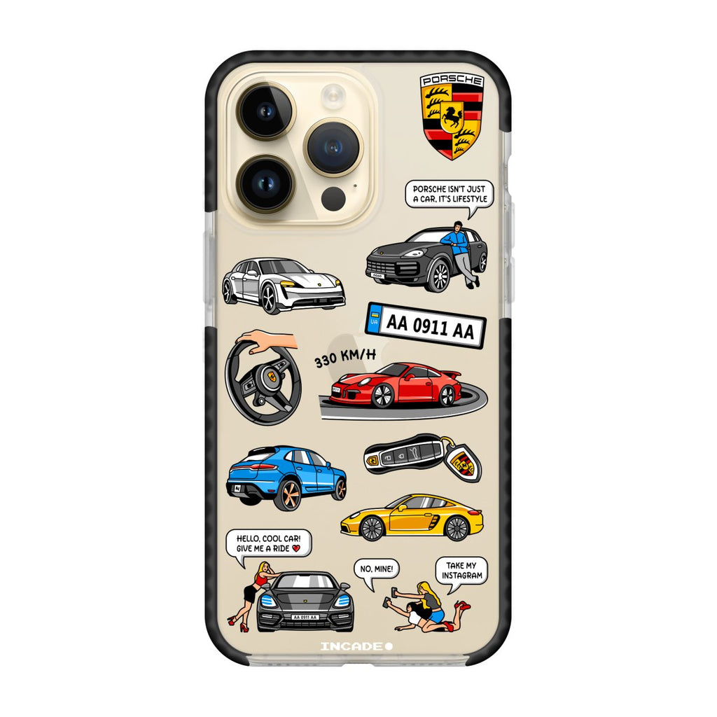 Чохол для iPhone 14 Pro PORSCHE - INCADE