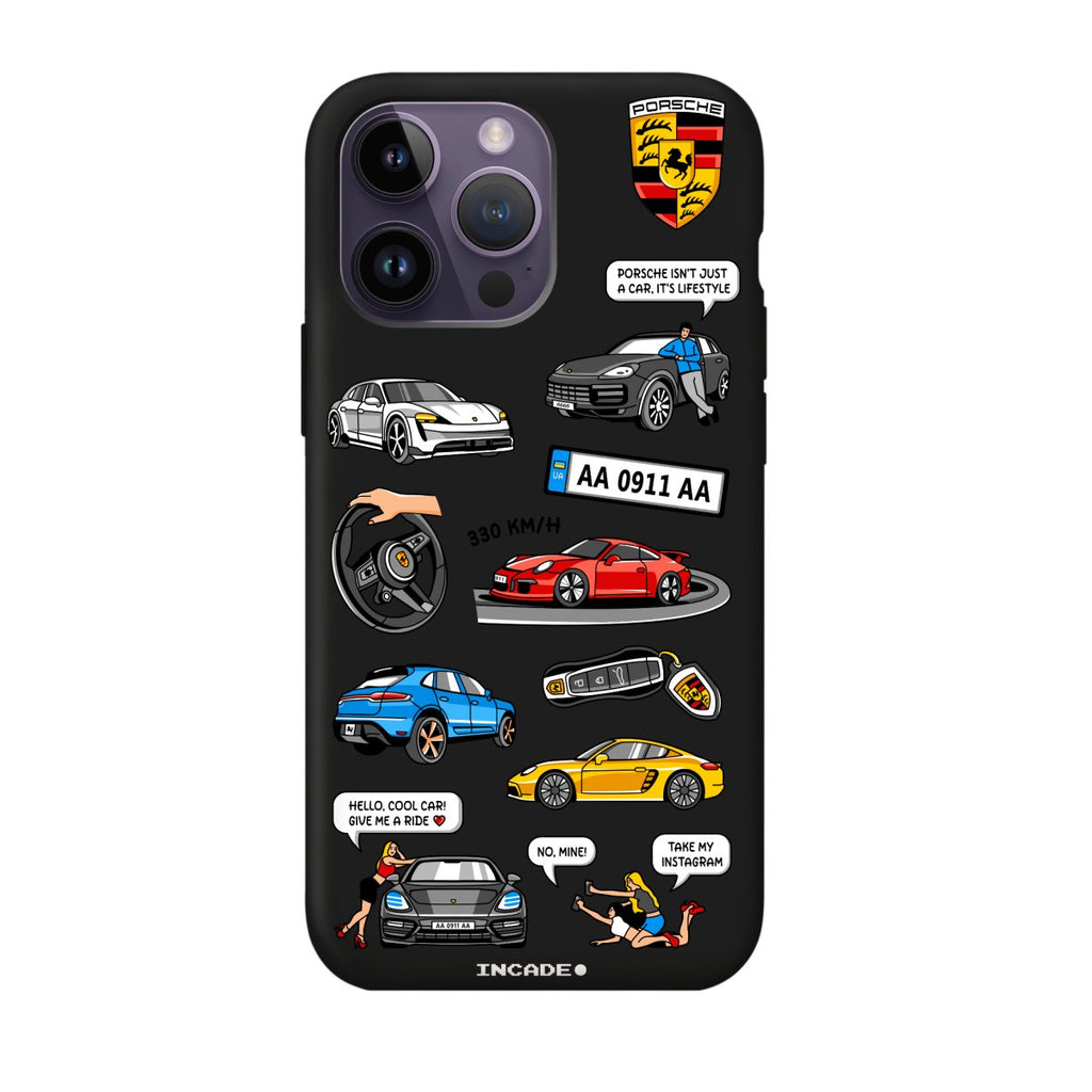 Чохол для iPhone 14 Pro PORSCHE - INCADE