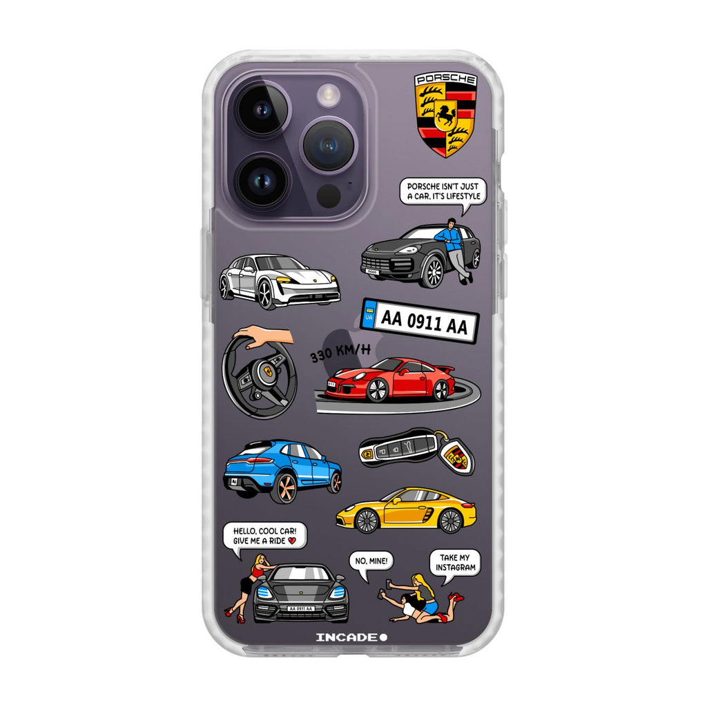Чохол для iPhone 14 Pro PORSCHE - INCADE