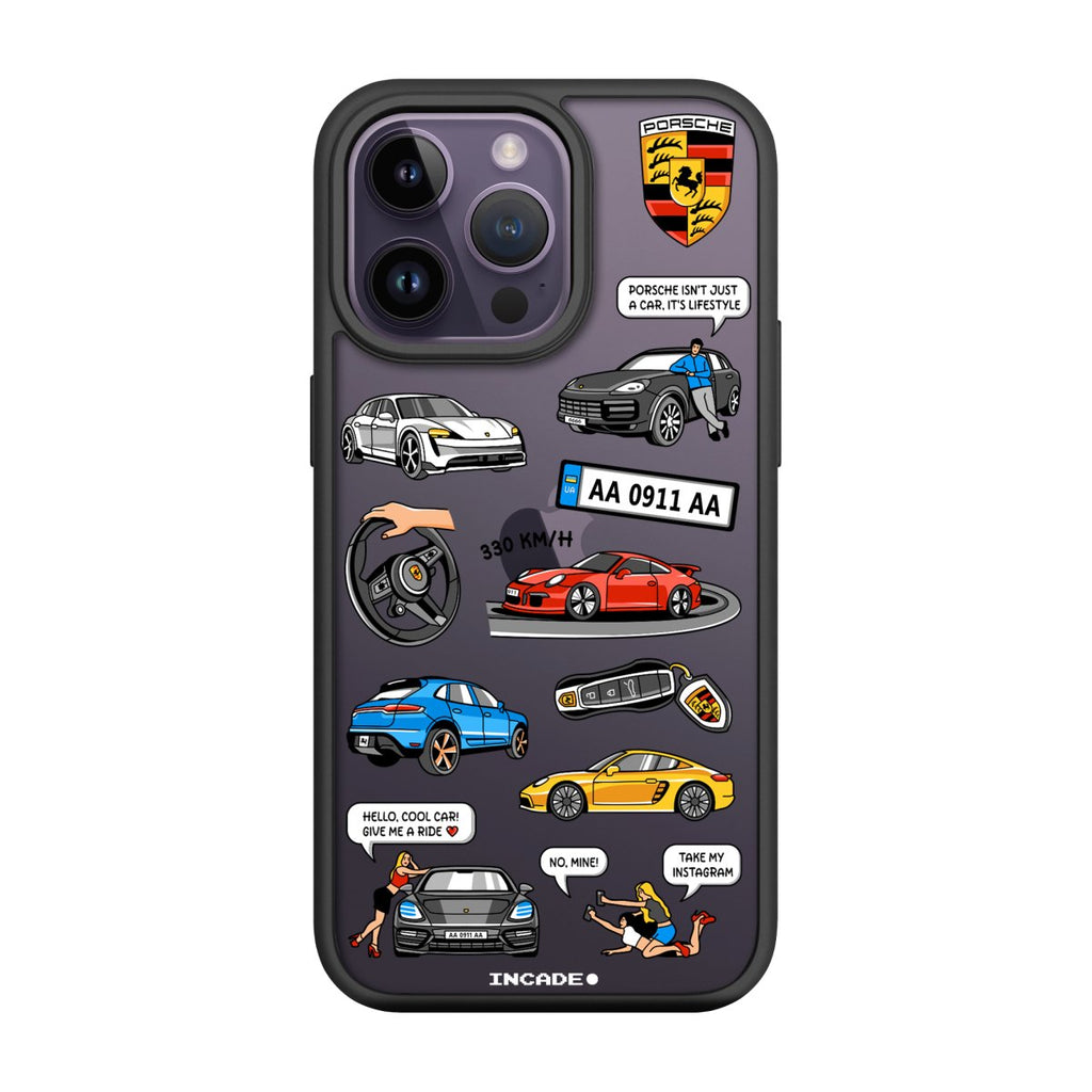 Чохол для iPhone 14 Pro PORSCHE - INCADE