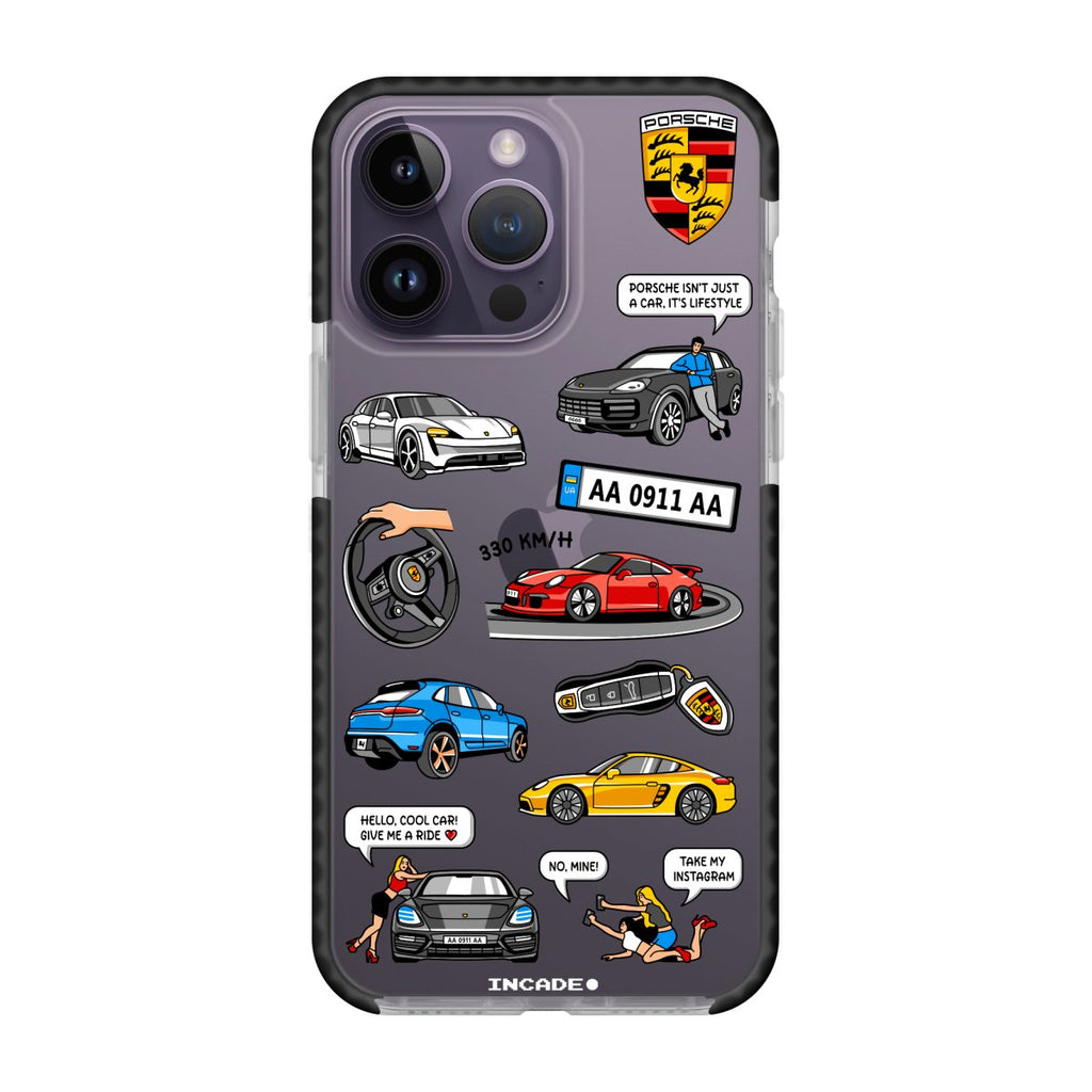 Чохол для iPhone 14 Pro PORSCHE - INCADE