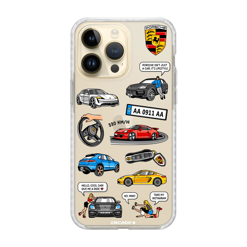 Чохол для iPhone 14 Pro PORSCHE - INCADE