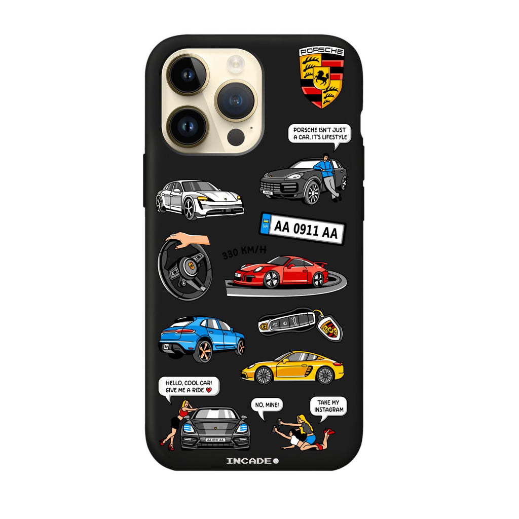 Чохол для iPhone 14 Pro PORSCHE - INCADE