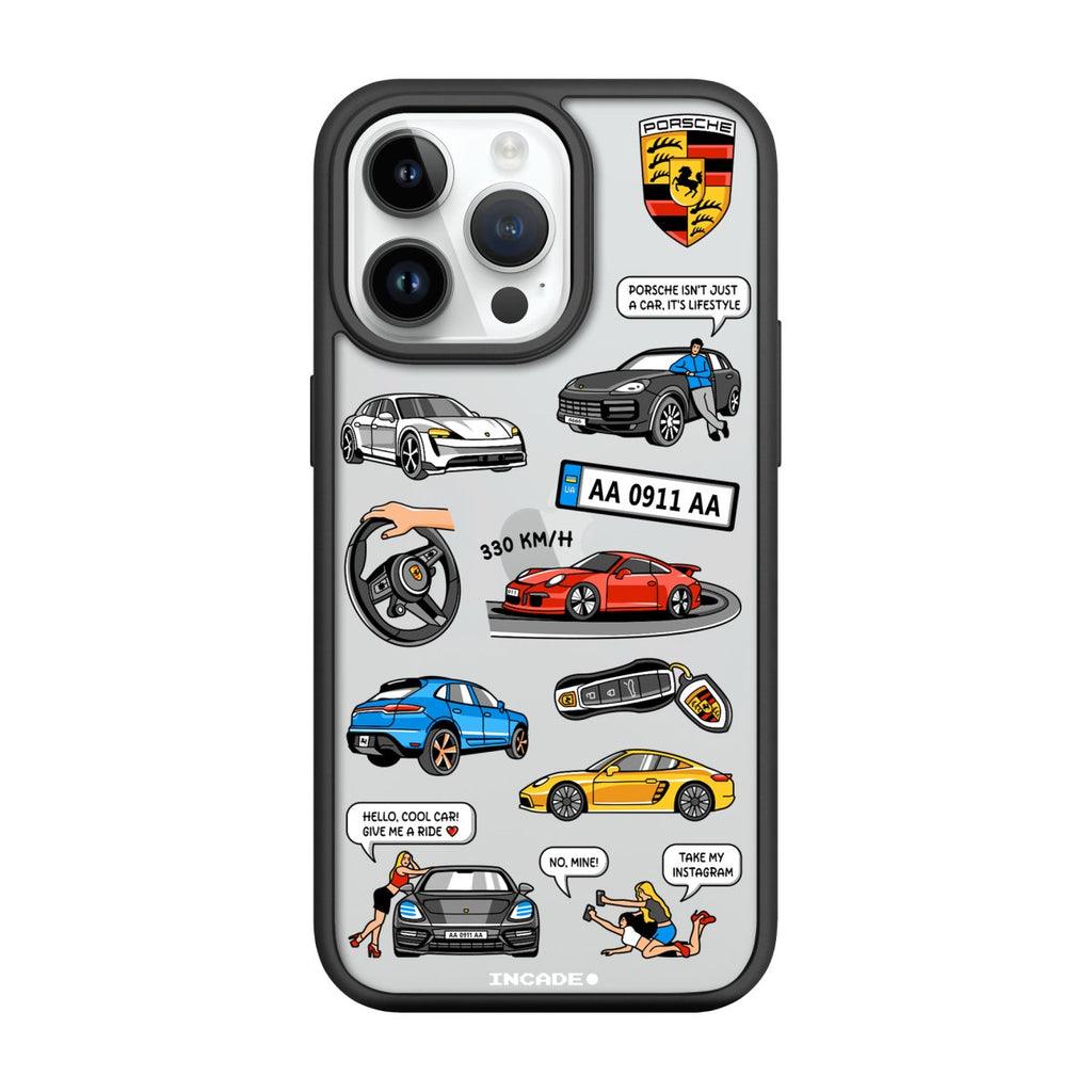 Чохол для iPhone 14 Pro PORSCHE - INCADE