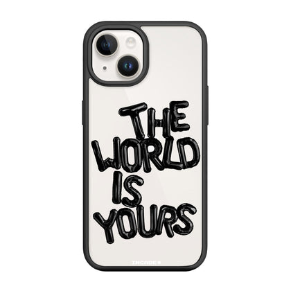 Чохол для iPhone 14 world black - INCADE
