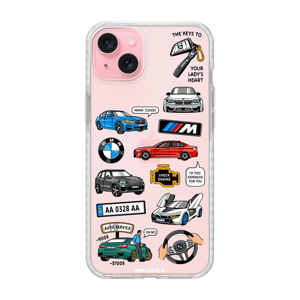 Чохол для iPhone 15 BMW - INCADE