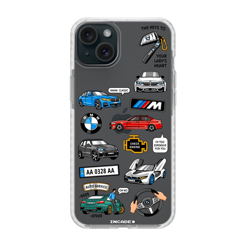 Чохол для iPhone 15 BMW - INCADE
