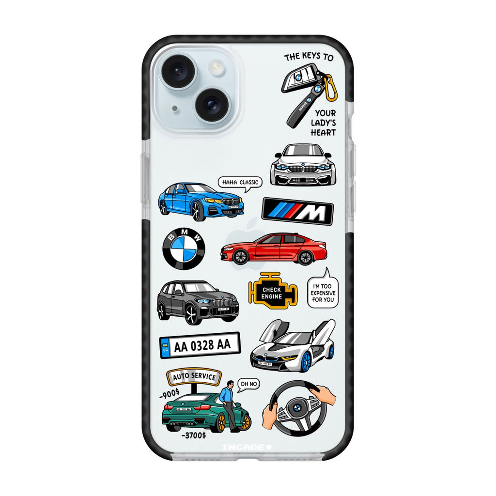 Чохол для iPhone 15 BMW - INCADE