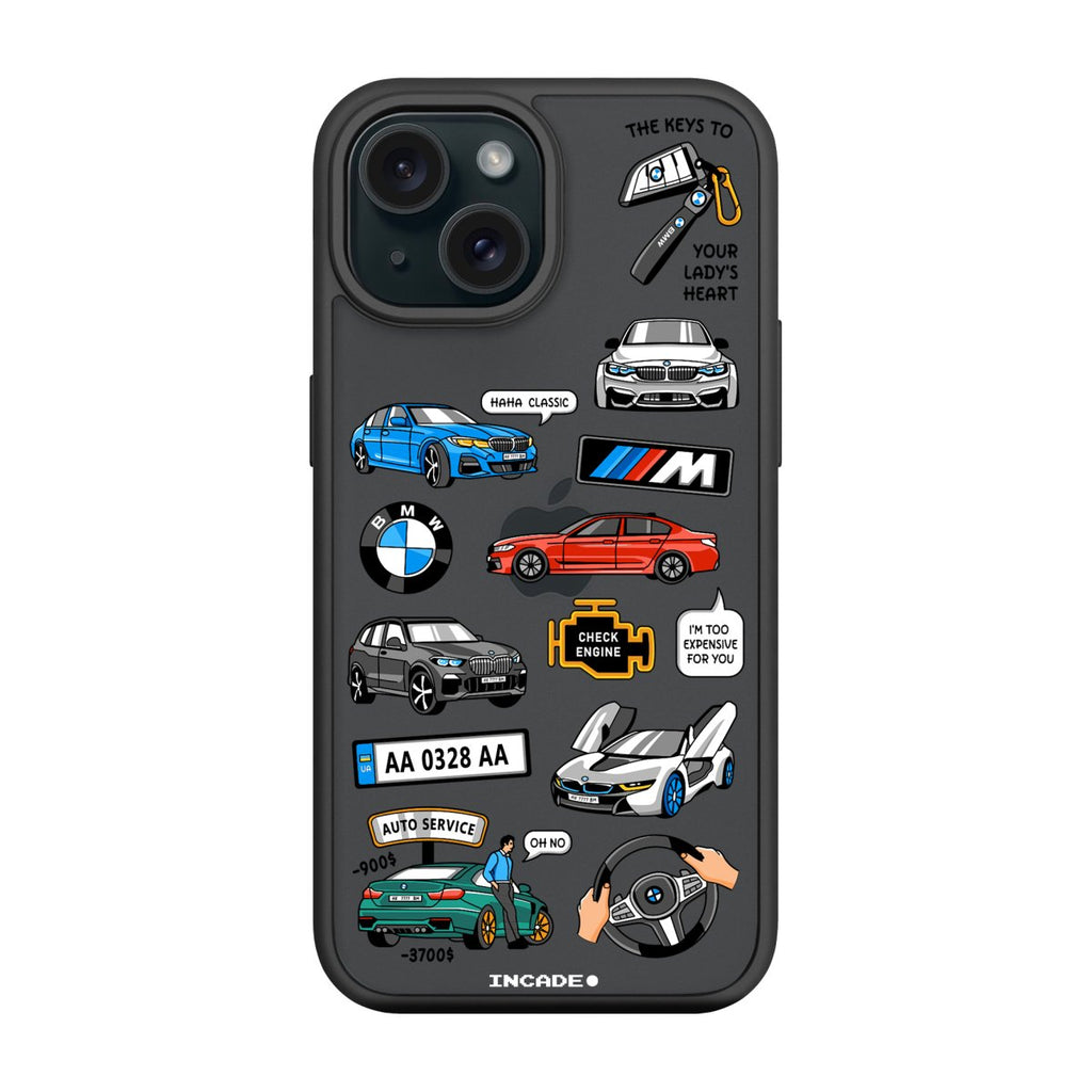 Чохол для iPhone 15 BMW - INCADE