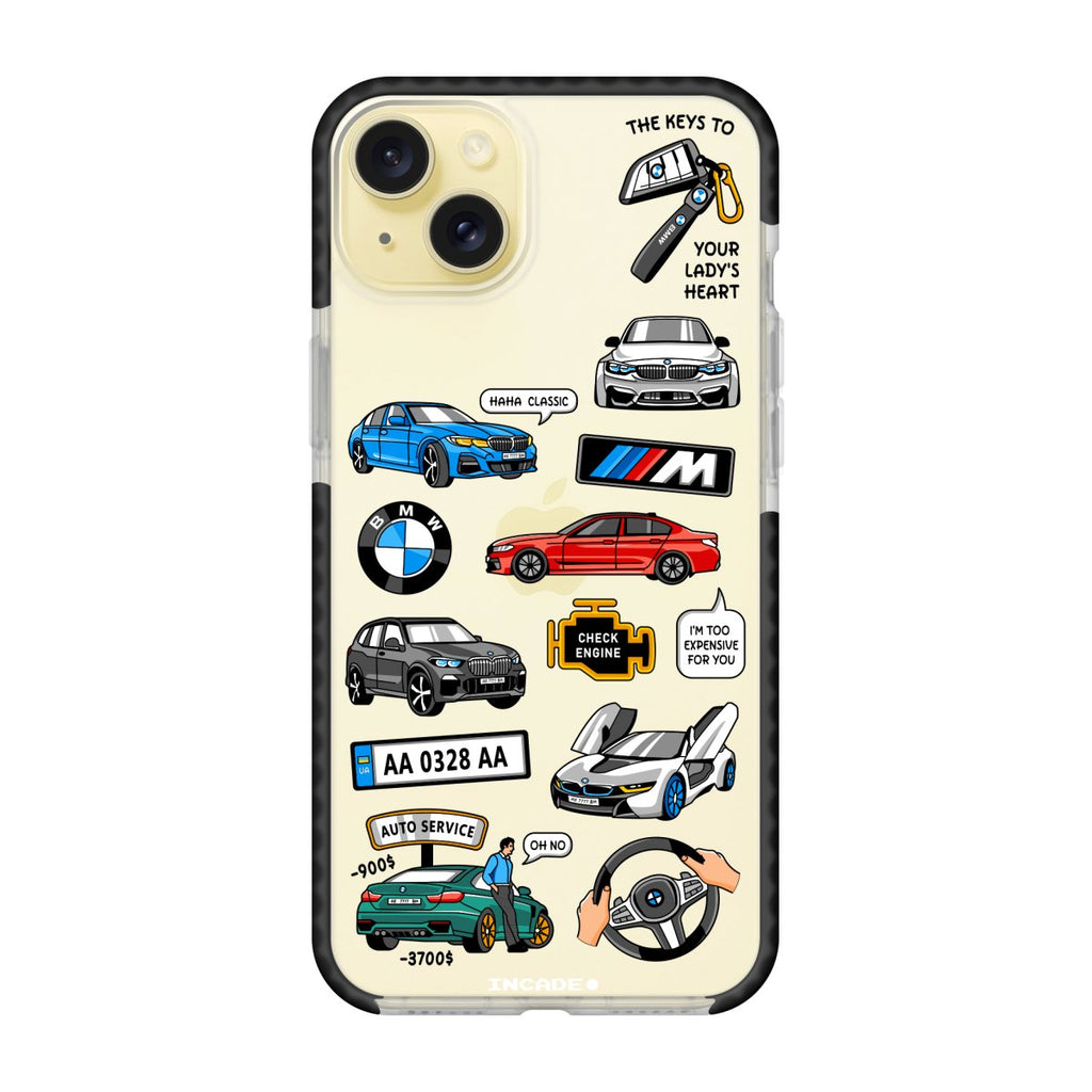 Чохол для iPhone 15 BMW - INCADE