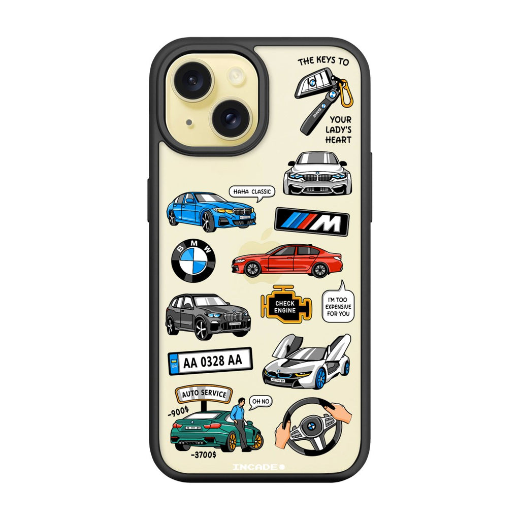 Чохол для iPhone 15 BMW - INCADE