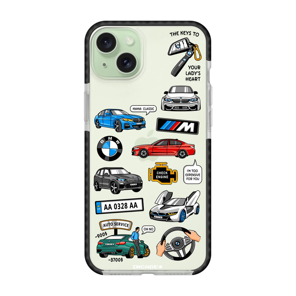 Чохол для iPhone 15 BMW - INCADE
