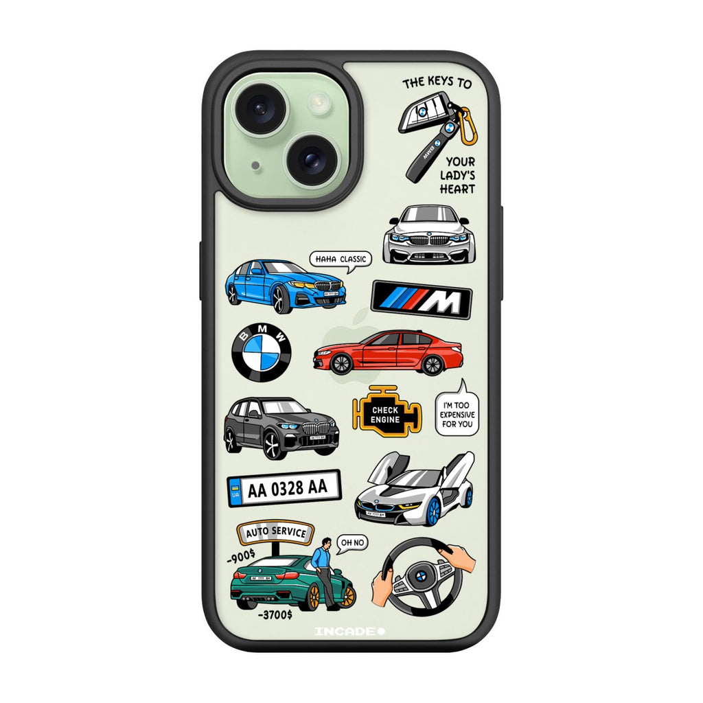 Чохол для iPhone 15 BMW - INCADE
