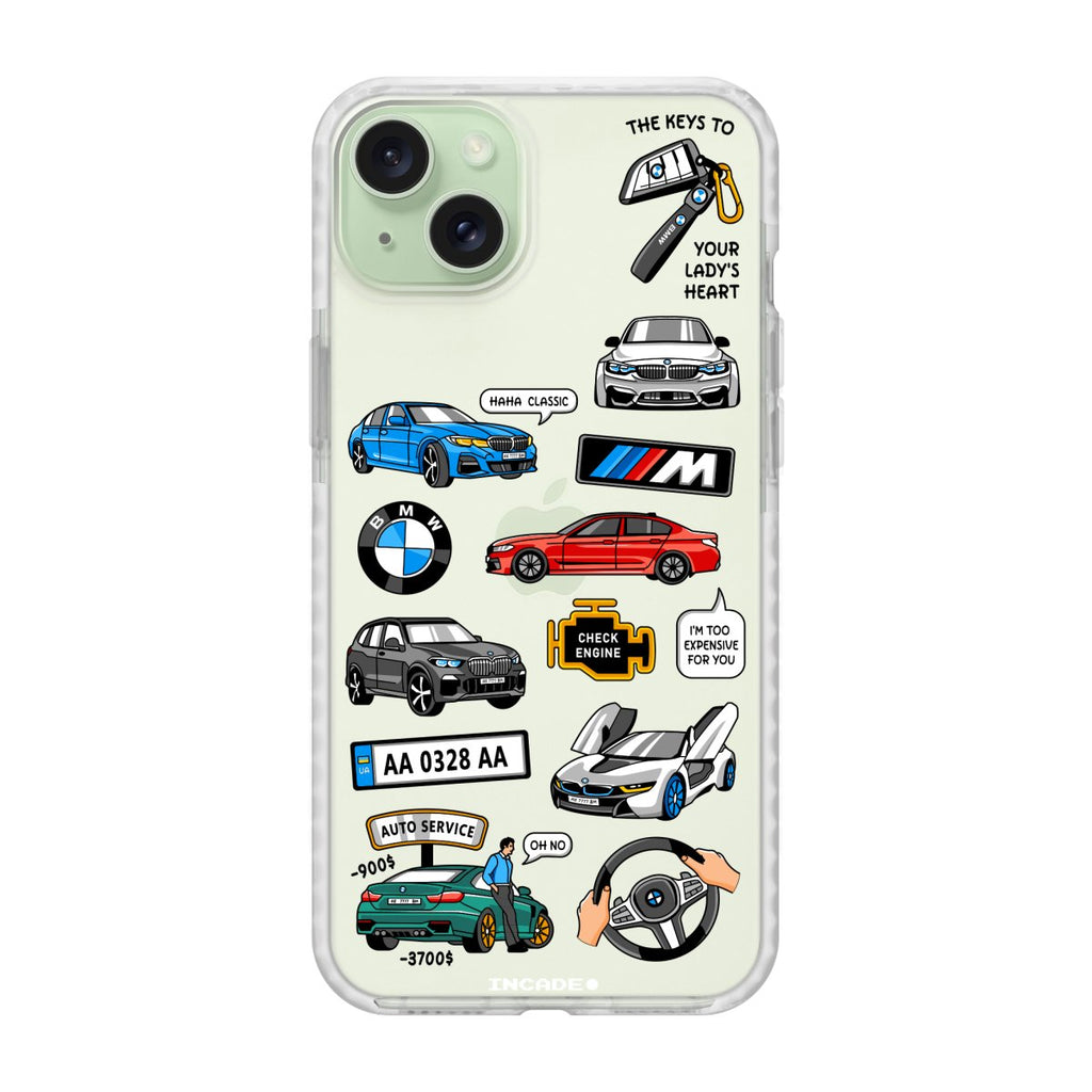 Чохол для iPhone 15 BMW - INCADE