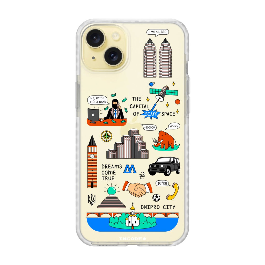 Чохол для iPhone 15 DNIPRO - INCADE