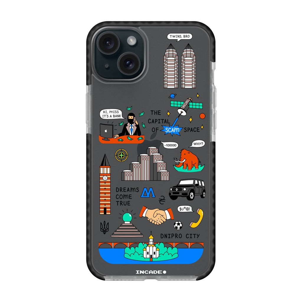 Чохол для iPhone 15 DNIPRO - INCADE