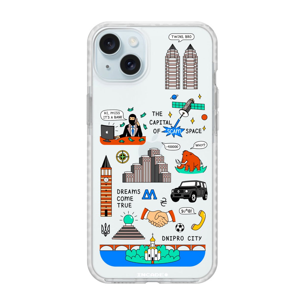 Чохол для iPhone 15 DNIPRO - INCADE