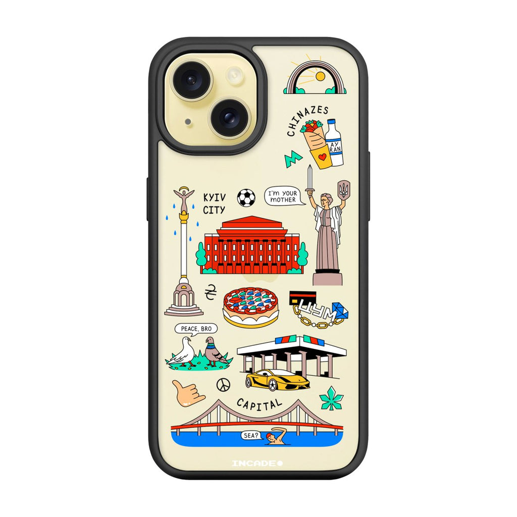 Чохол для iPhone 15 KYIV - INCADE