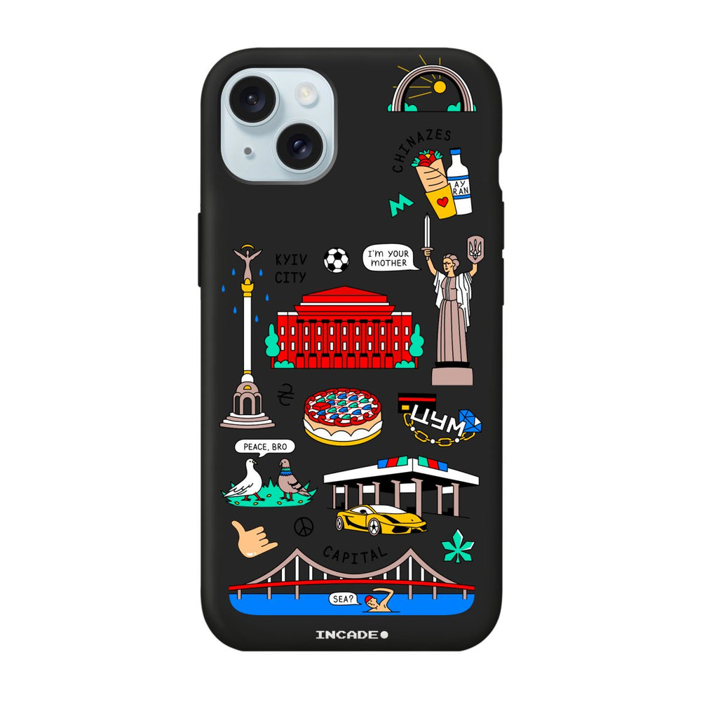 Чохол для iPhone 15 KYIV - INCADE