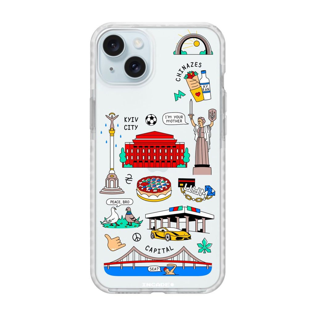 Чохол для iPhone 15 KYIV - INCADE