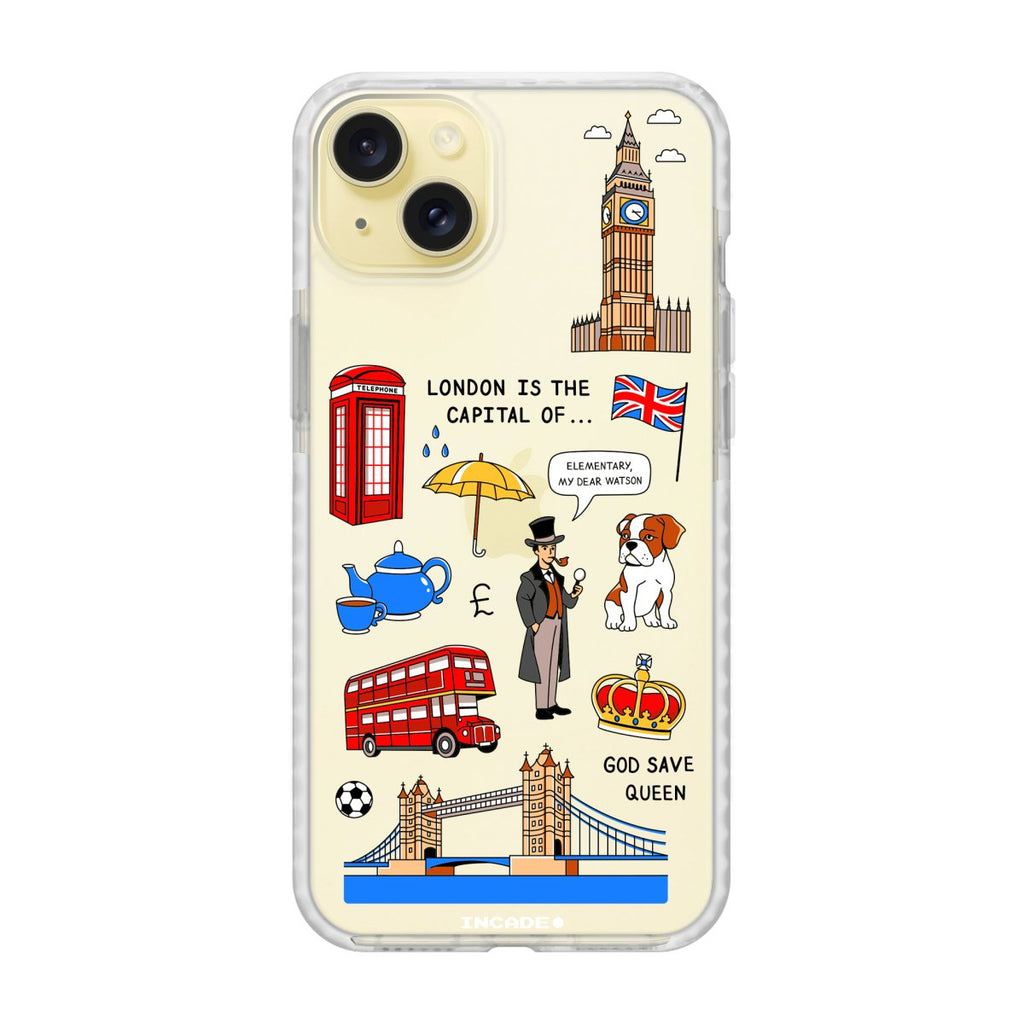 Чохол для iPhone 15 LONDON - INCADE