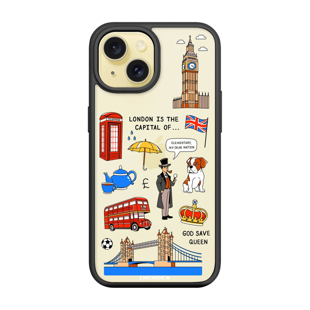Чохол для iPhone 15 LONDON - INCADE