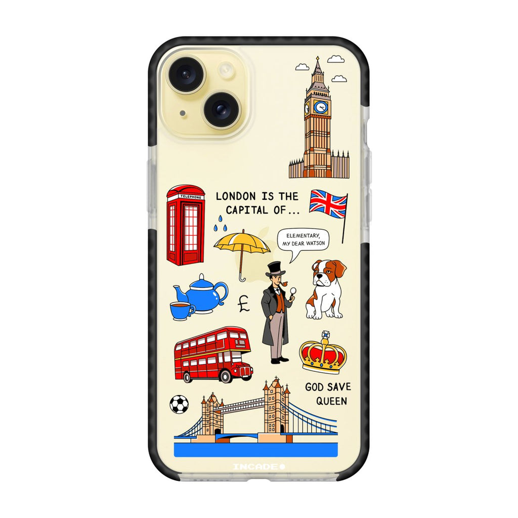 Чохол для iPhone 15 LONDON - INCADE