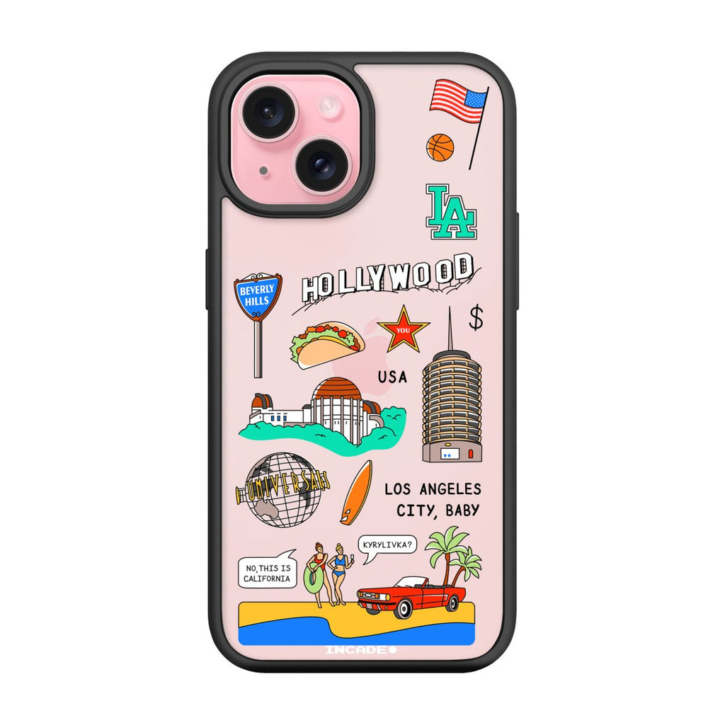 Чохол для iPhone 15 LOS ANGELES - INCADE