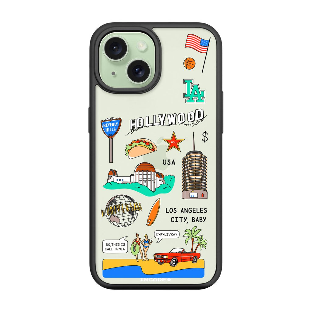 Чохол для iPhone 15 LOS ANGELES - INCADE