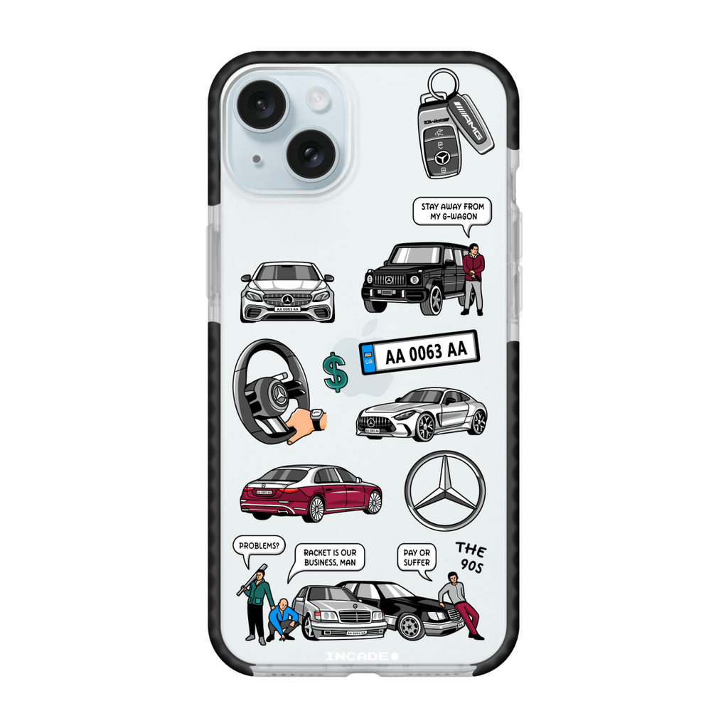 Чохол для iPhone 15 MERCEDES - INCADE