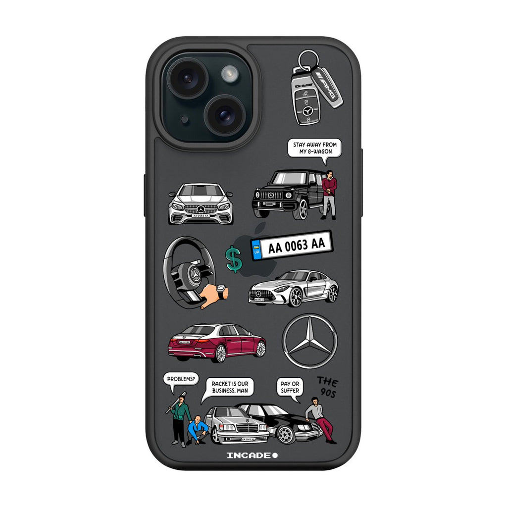 Чохол для iPhone 15 MERCEDES - INCADE