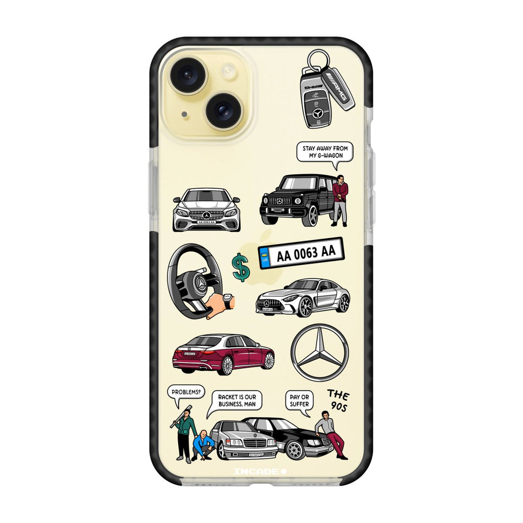 Чохол для iPhone 15 MERCEDES - INCADE