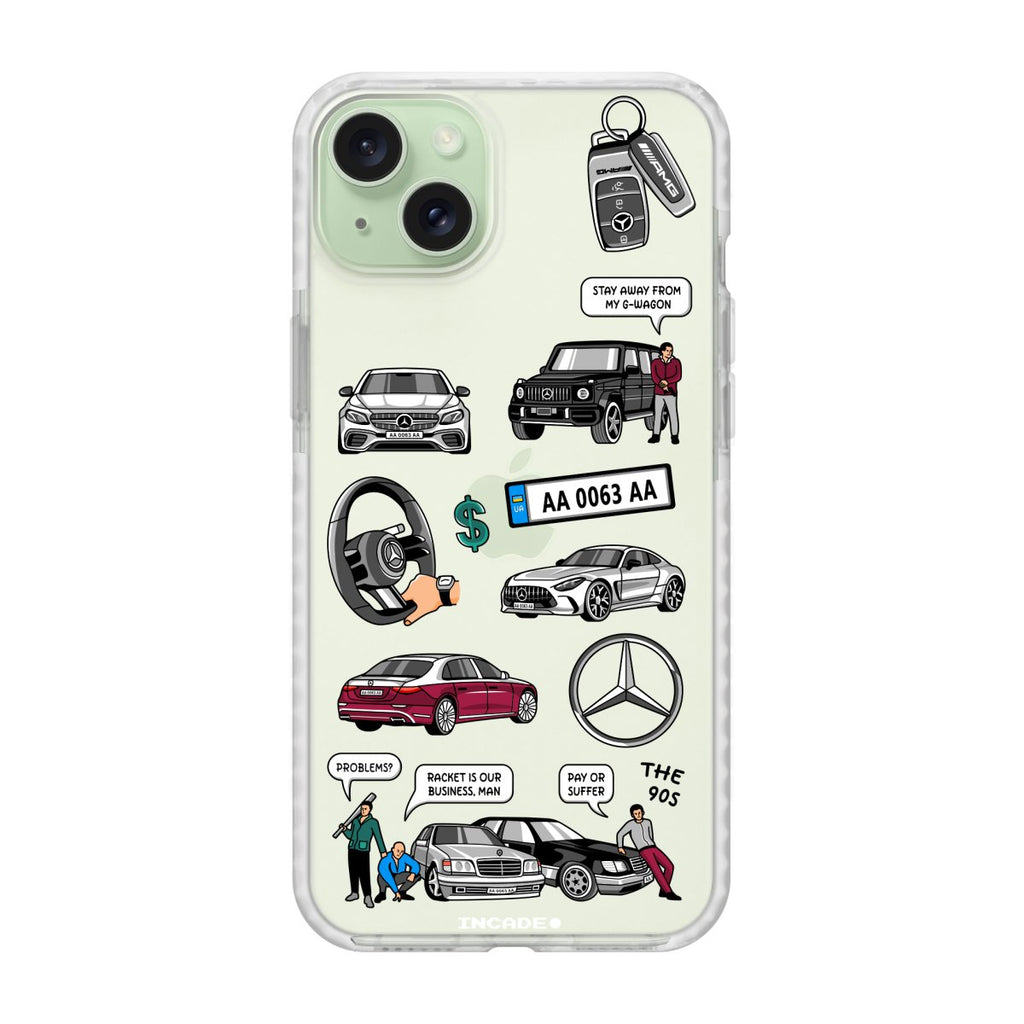 Чохол для iPhone 15 MERCEDES - INCADE