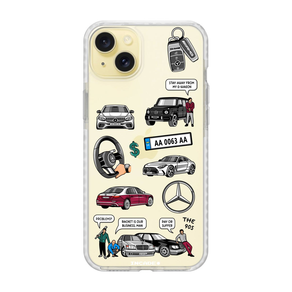 Чохол для iPhone 15 MERCEDES - INCADE