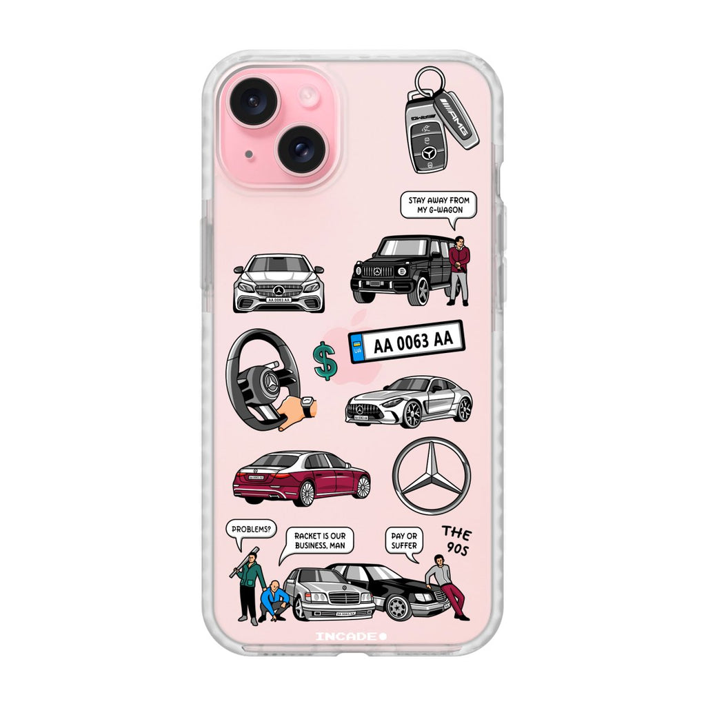 Чохол для iPhone 15 MERCEDES - INCADE