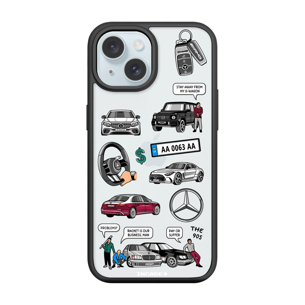 Чохол для iPhone 15 MERCEDES - INCADE