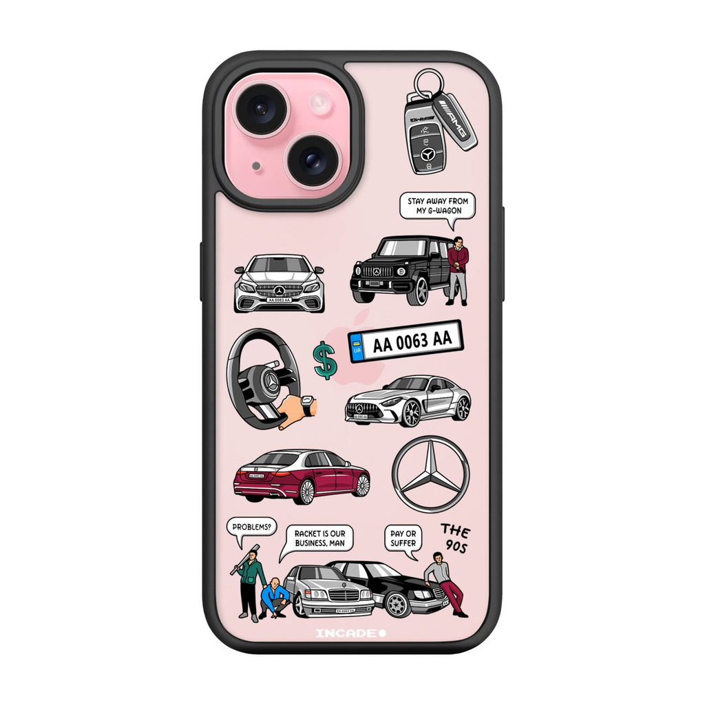 Чохол для iPhone 15 MERCEDES - INCADE