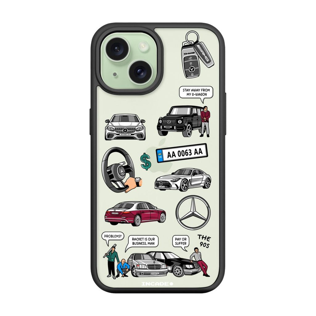 Чохол для iPhone 15 MERCEDES - INCADE
