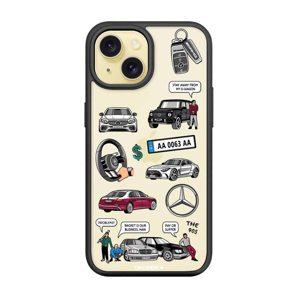Чохол для iPhone 15 MERCEDES - INCADE