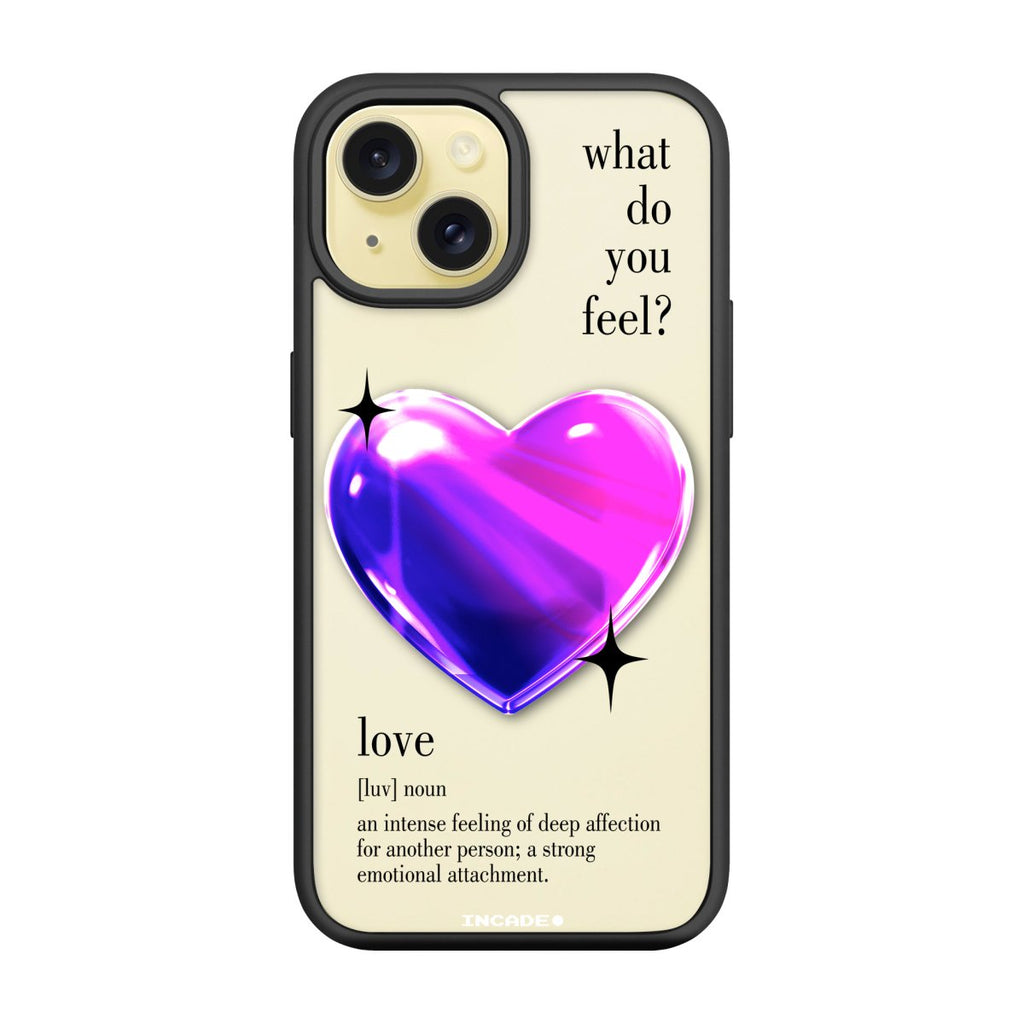 Чохол для iPhone 15 Plus 1 heart purple - INCADE