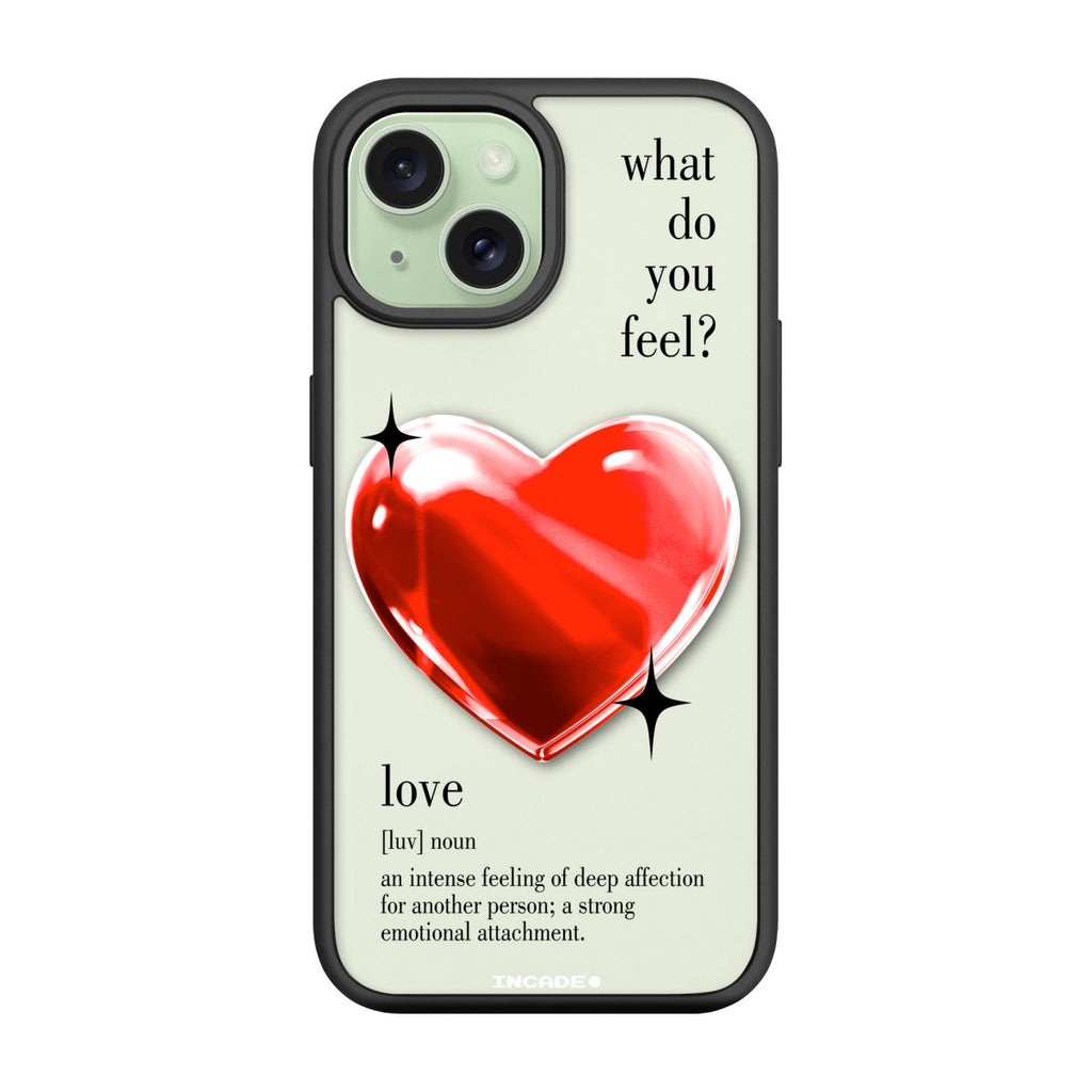 Чохол для iPhone 15 Plus 1 heart red - INCADE