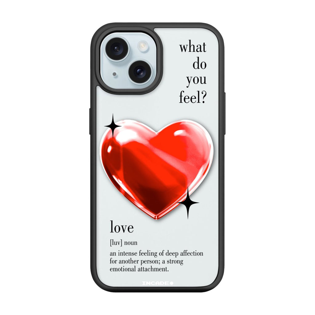 Чохол для iPhone 15 Plus 1 heart red - INCADE