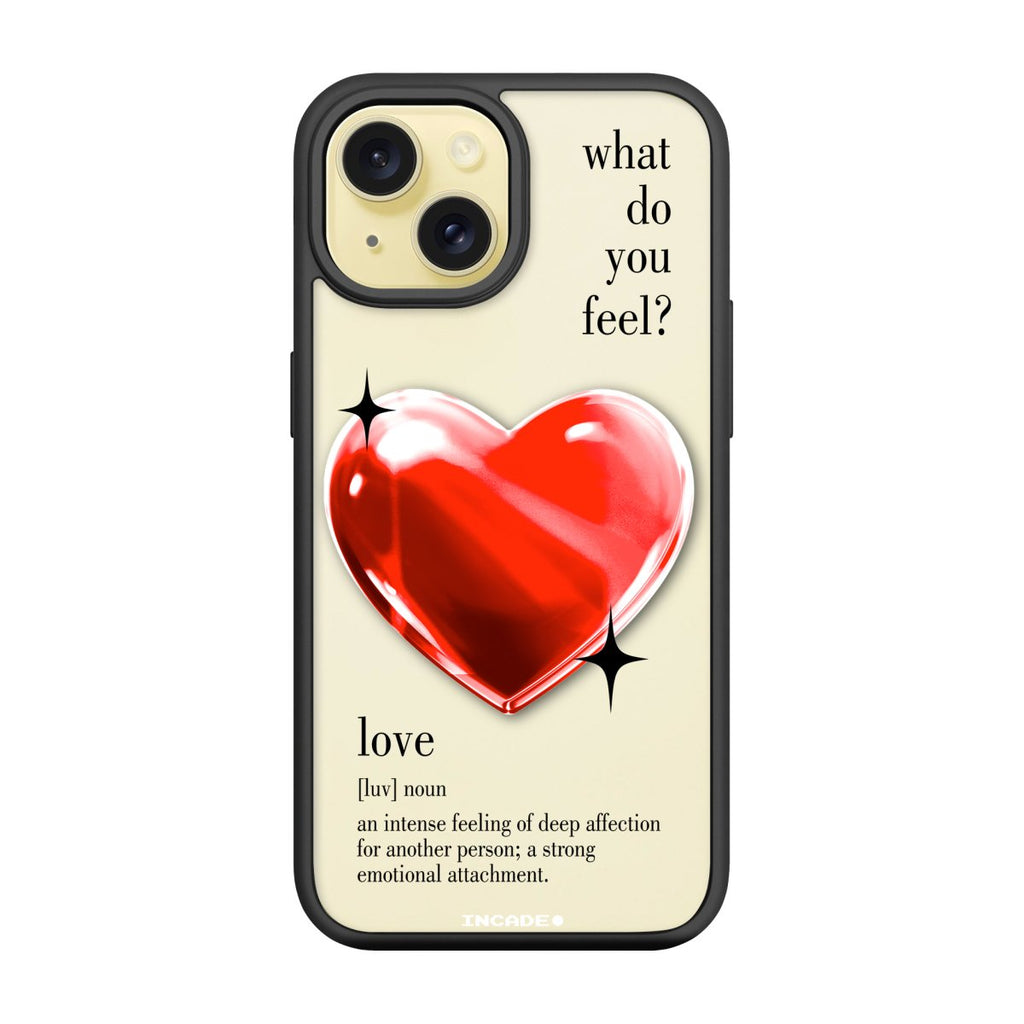 Чохол для iPhone 15 Plus 1 heart red - INCADE