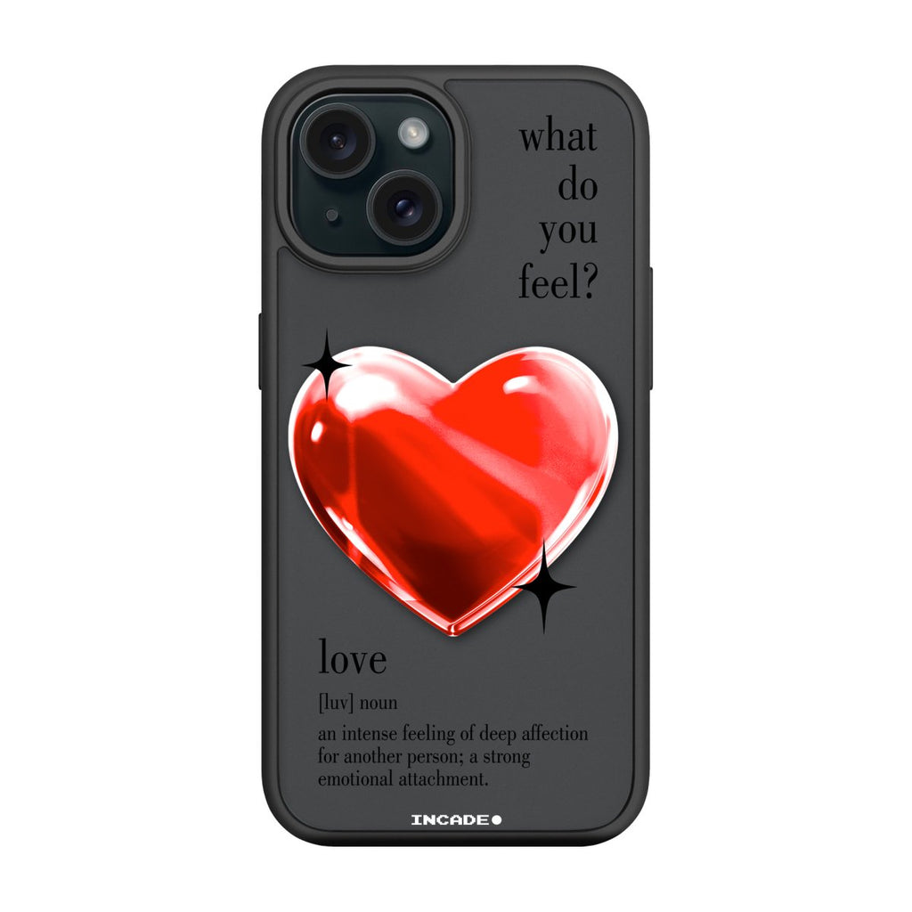 Чохол для iPhone 15 Plus 1 heart red - INCADE